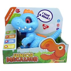 Mighty Megasaur Junior Interactive Talking T-REX Blå - Leiker