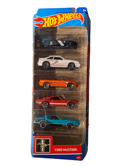Hot Wheels Basics 5-pack Asst Ford Mustang - Hot Wheels
