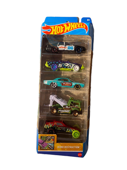 Hot Wheels Basics 5-pack Asst Demo Destruction - Hot Wheels