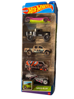 Hot Wheels Basics 5-pack Asst Speed Blur - Hot Wheels