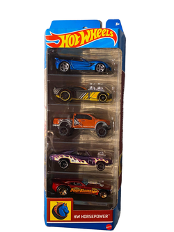 Hot Wheels Basics 5-pack Asst HW Horsepower - Hot Wheels