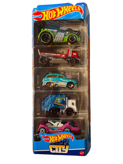 Hot Wheels Basics 5-pack Asst City 2 - Hot Wheels