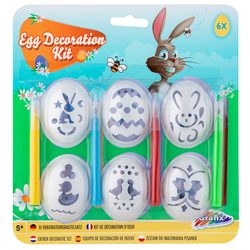 Påske - Dekorer egg utstyr Egg kit - Påske
