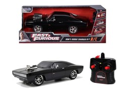 Fast & Furious Radiostyrt bil 1970 Dodge Charger, 1:12 Dom's charger - Salg