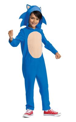 Disguise Sonic the Hedgehog Movie Costume Fancy Sonic S (4-6) Sonic - Karneval