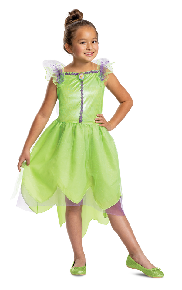 Disguise Disney Fairies Costume Classic Tinker Bell M (7-8) 7-8 - Karneval
