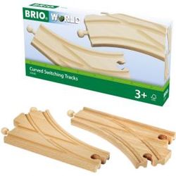 BRIO World Sporveksel buede 2 pakning - 33346 2 pk - Brio
