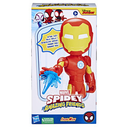 Spidey and his Amazing Friends Supersized 9 Inch Figure Iron Man Iron man - Superhelta