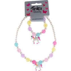 HALSKJEDE/ARMBÅND UNICORN TINKA BEAUTY enhjørning - Tinka