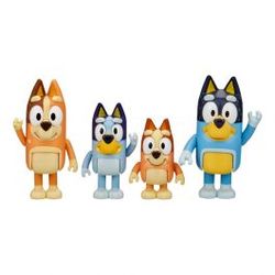 Bluey figur 4 pk 4 pk - Salg