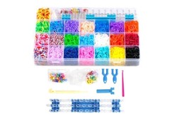 LOOM BANDS BOKS 5.600 STK Mange farger - Hobby