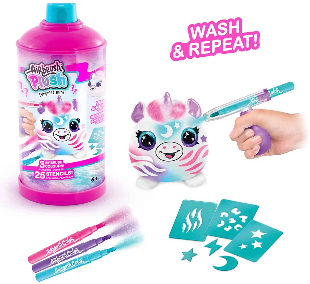 Airbrush plush mini mystery kit Suprise mini - Leiker