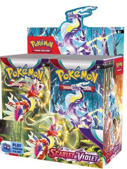 Pokèmon Scarlet & Violet Booster -  uåpna display med 36 pakker booster 36stk Booster pakke  - pokèmon