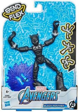 Black Panther Action Figure Bend And Flex  Black Panther  - marvel