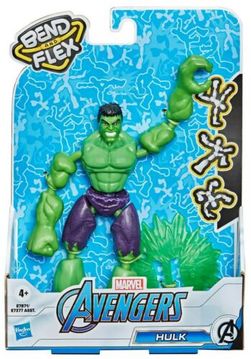 Marvel Avengers Action Figure Hulk Bend And Flex  Hulk  - marvel