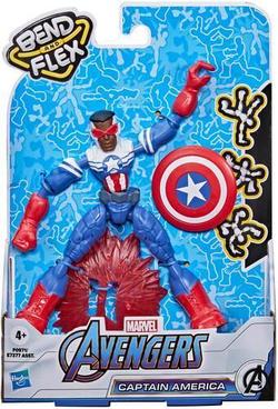 Marvel Avengers Action Figure Captain America Falcon Bend And Flex  Captain America Falcon - marvel