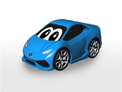 BIL- BB JUNIOR LAMBORGHINI MIN FØRSTE BIL Blå - BB Junior