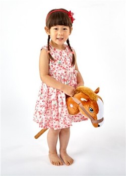 PLYSJ - HP GIDDY UP HOBBY HORSE Hest - Happy Pets
