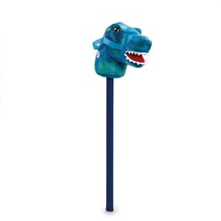 PLYSJ - HP BLUE ROAR & RIDE DINOSAUR Blå dinosaur - Happy Pets