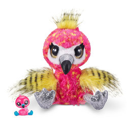 Coco Surprise Neon Plysjbamse Rosa papegøye (Fliss) - Coco surprise