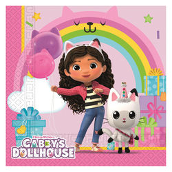 Gabby`s Dollhouse - Servietter  Gabby - Bursdag/Fest