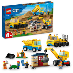 LEGO 60391 Anleggsmaskiner og kran med rivningskule 60391 - Lego city