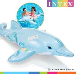 BADELEKE INTEX DELFIN 175 CM RIDE-ON Delfin - Salg