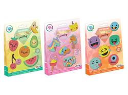 DIAMANT STICKERS -12 DELER 3 ASS. grøn - Hobby