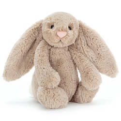 KANIN PLYSJ 31CM BEIGE BASHFUL Beige kanin - jellycat