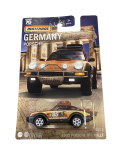 MB CAR GERMANY AST 1985 Porsche 911 Rally - Matchbox