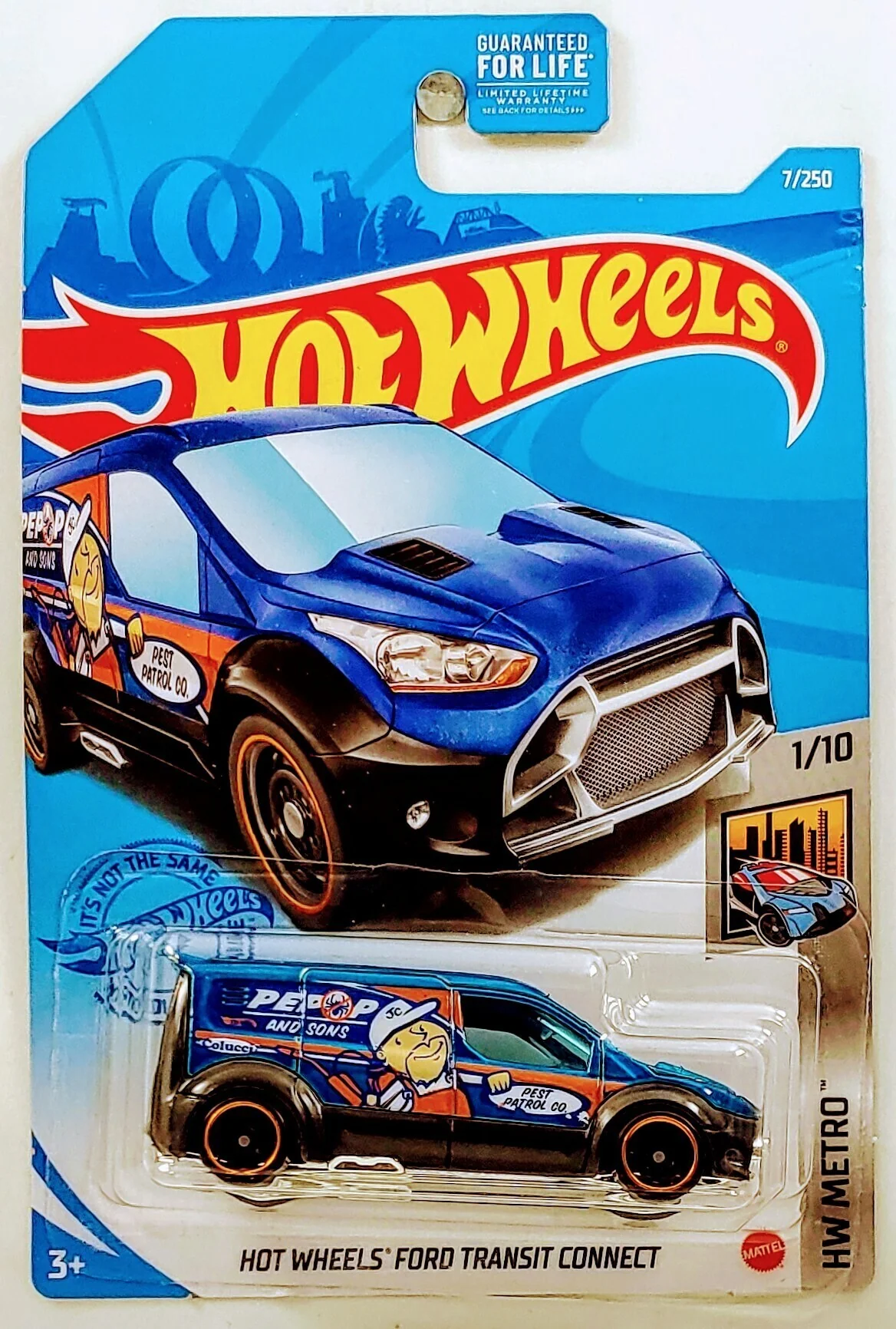 Hot wheels ford transit connect - HW metro Hot wheels ford transit connect - Hot Wheels