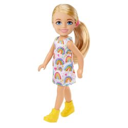 Barbie Chelsea  Regnbue  kjole - Barbie