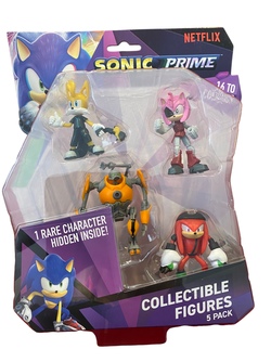 SONIC PRIME - FIGURER 5 PK. S1 Type 3 - Sonic The HedgeHog