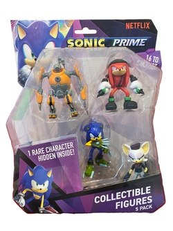 SONIC PRIME - FIGURER 5 PK. S1 Type 1 - Sonic The HedgeHog