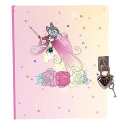 DAGBOK M/LÅS UNICORN TINKA UNICORN - Tinka