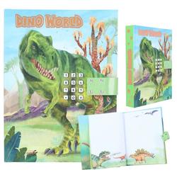 DAGBOK MED KODELÅS OG MUSIKK DINO WORLD dagbok - Top Model