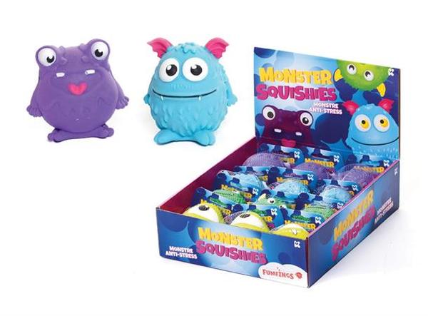 MONSTER SQUISHIES (8CM) 1stk - type overraskelse - Salg