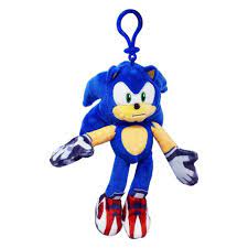 Sonic prime clip on plush - 13cm  Sonic - Sonic The HedgeHog
