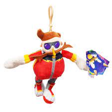 Sonic prime clip on plush - 13cm  Doktor Eggman - Sonic The HedgeHog