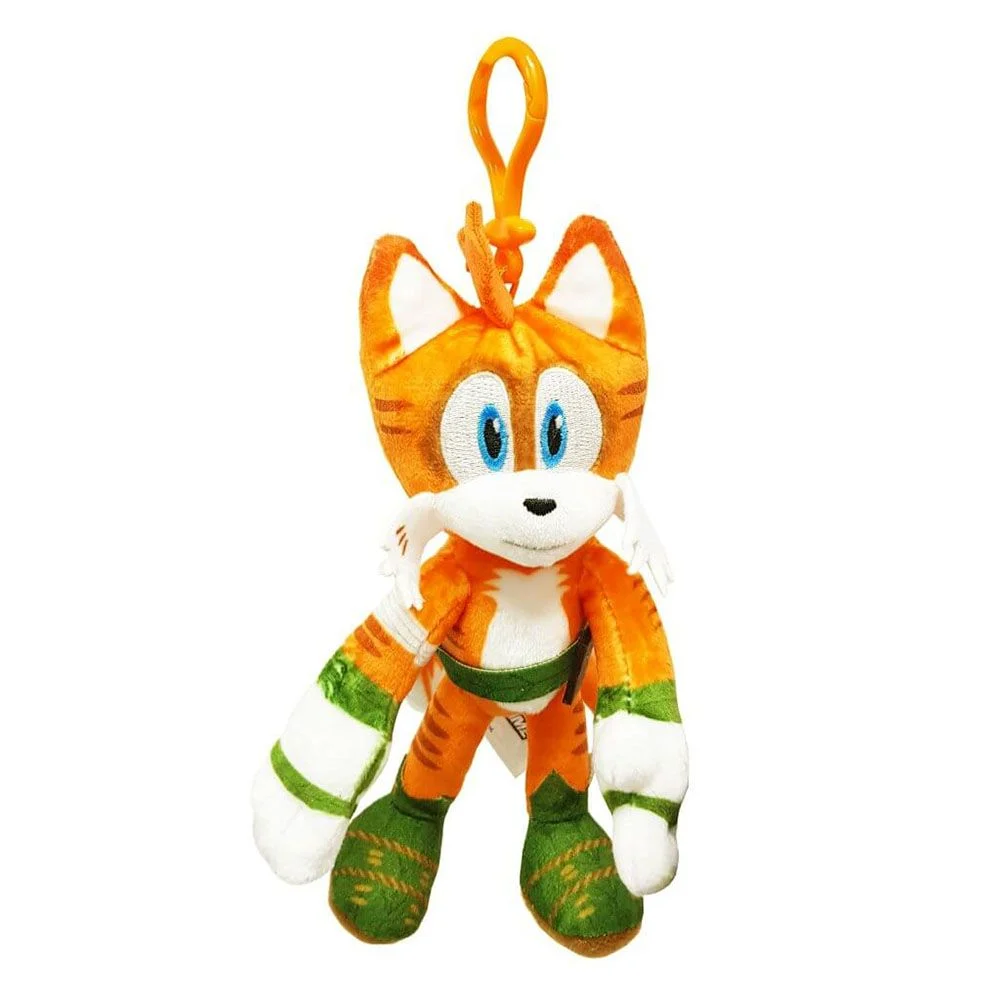Sonic prime clip on plush - 13cm  Miles ¨tails¨ Prower - Salg