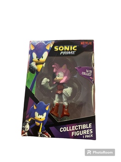 Sonic prime - collectible figures 1pk Rusty rose med auelapp - Sonic The HedgeHog