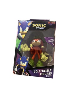 Sonic prime - collectible figures 1pk Renegade knocks med gule boksehanskar - Sonic The HedgeHog