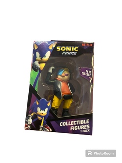 Sonic prime - collectible figures 1pk Menneske  - Sonic The HedgeHog