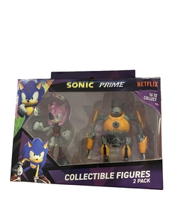 Sonic prime - figurer 2 pk rosa og orange - Sonic The HedgeHog