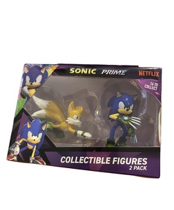 Sonic prime - figurer 2 pk Gul og blå - Sonic The HedgeHog