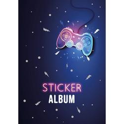 STICKER ALBUM 14,5x21CM GAMING gaming - Småvarer