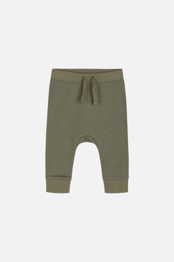 Hust & Claire Gaby joggebukse, ull 3432 Khaki  - Hust & Claire