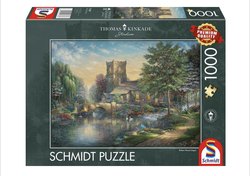 Schmidt puslespill 1000 Willow Wood Chapel 1000 biter - Schmidt