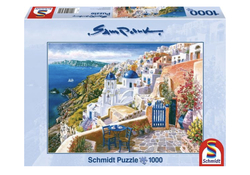 Schmidt puslespill 1000 Sam Park: View from Santorin - lev uke 33 1000 biter - Schmidt