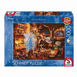 Schmidt puslespill 1000 Thomas Kinkade: Disney - Geppettos Pinocchio  1000 - Schmidt